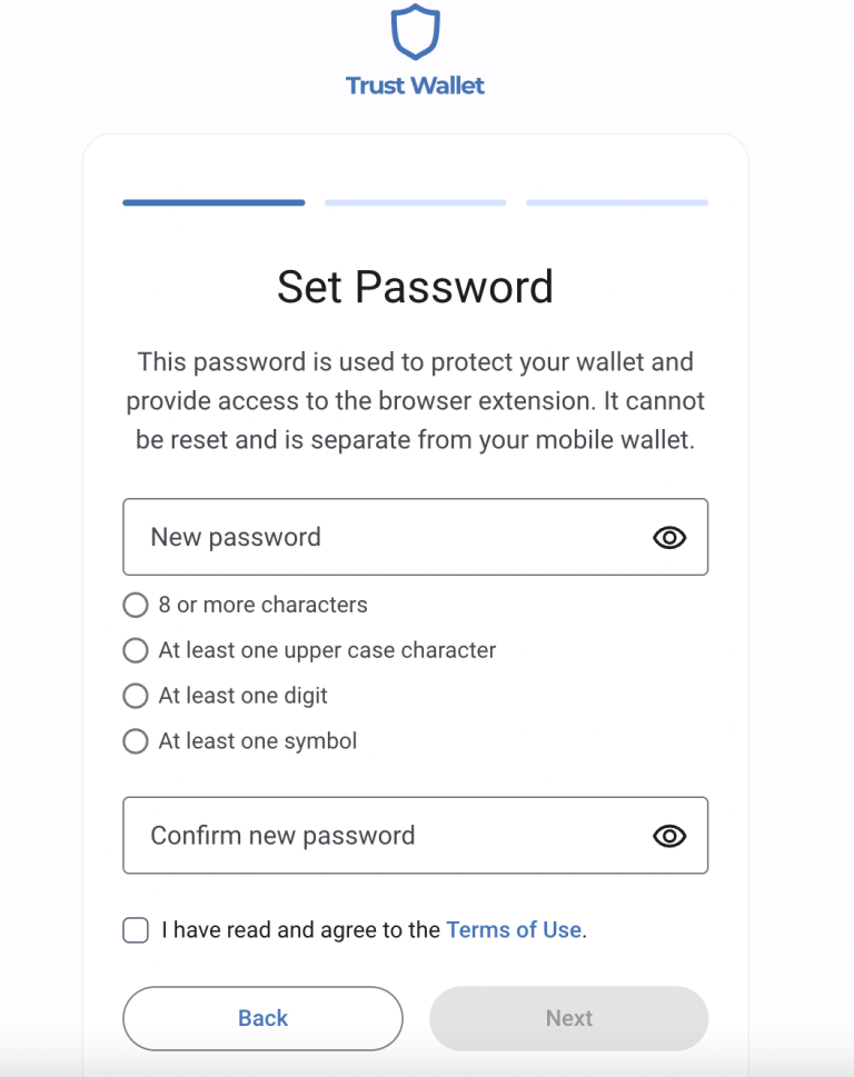 مرحله 3: یک پین / رمز عبور ایجاد کنید