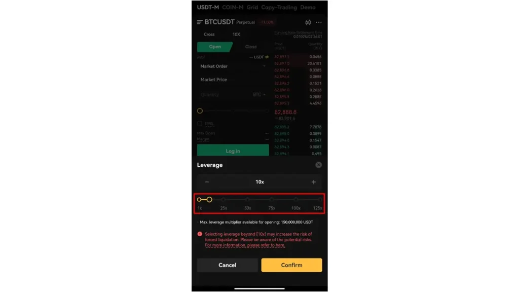 اهرم معاملات در فیوچرز صرافی XT
